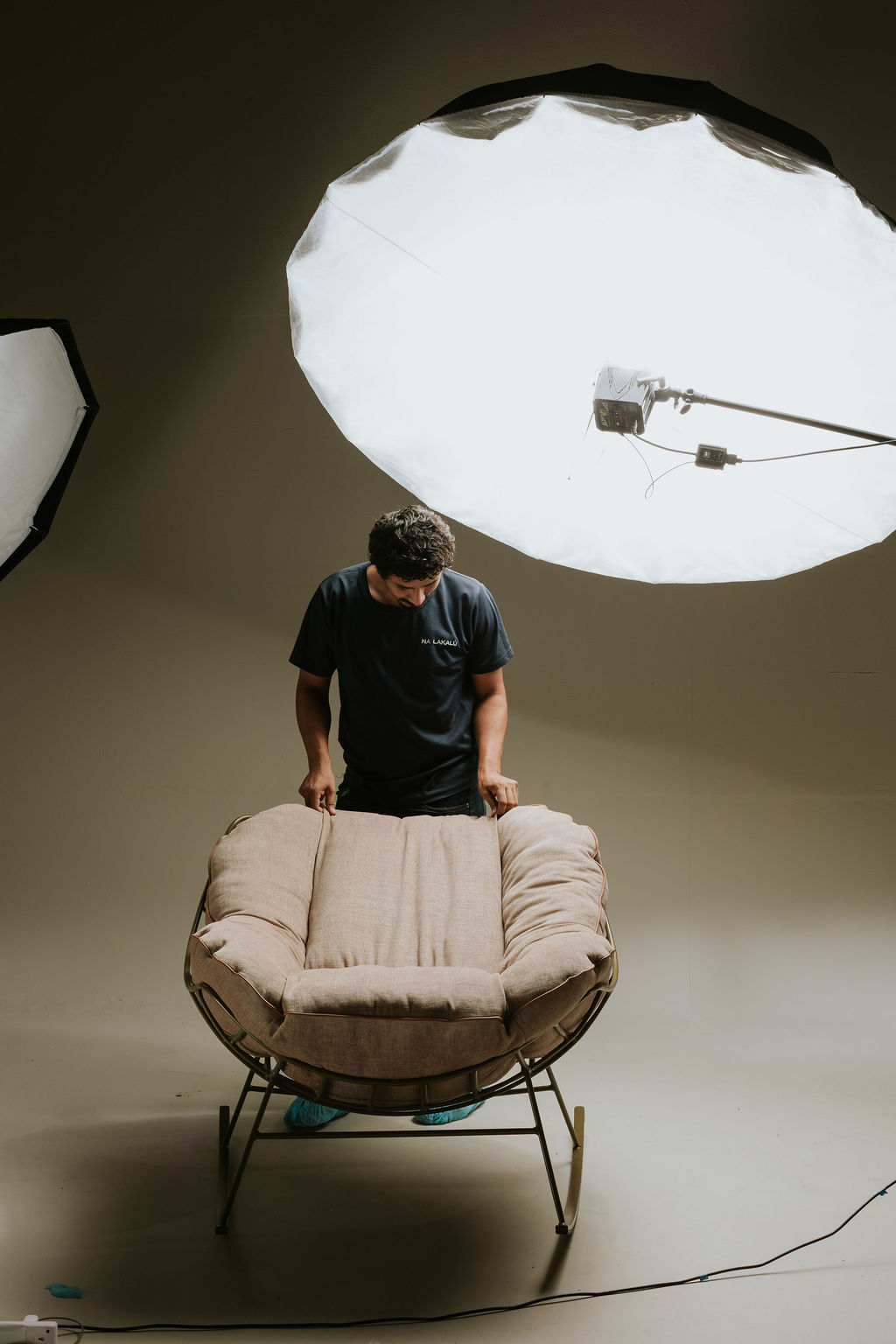 Detrás de escena fotografía de marca
